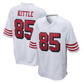 STECN SF.49ers #85 George Kittle Player White Limited Home Game Stitched Jerseys
