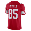 STECN SF.49ers #85 George Kittle Scarlet Team Vapor F.U.S.E. Stitched Limited Jerseys