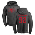 STECN SF.49ers #92 Osa Odighizuwa Player Anthracite Pullover Hoodies Home Game Stitched Jerseys