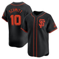 STECN SF.Giants #10 Casey Schmitt Player  Black 2026 Home Limited Stitched Jerseys