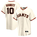 STECN SF.Giants #10 Casey Schmitt Player Cream Home Game Stitched Jerseys