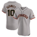 STECN SF.Giants #10 Casey Schmitt Player Gray Home Limited Elite Stitched Jerseys