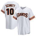STECN SF.Giants #10 Casey Schmitt Player White Home Game Stitched Jerseys