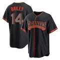 STECN SF.Giants #14 Patrick Bailey Player Black Alternate Limited Stitched Jerseys