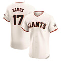 STECN SF.Giants #17 Heliot Ramos Player Cream Home Limited Elite Stitched Jerseys