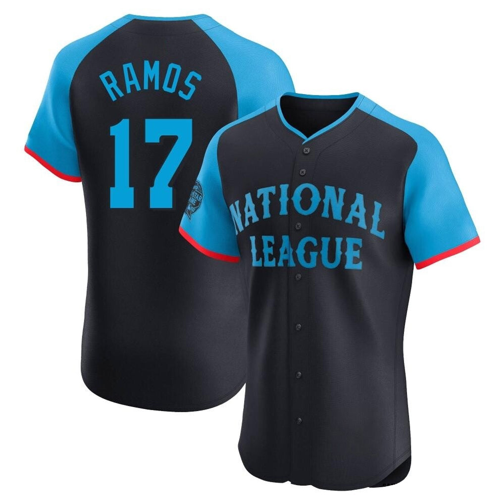 STECN SF.Giants #17 Heliot Ramos Player Navy National League All-Star Home Limited Elite Stitched Jerseys