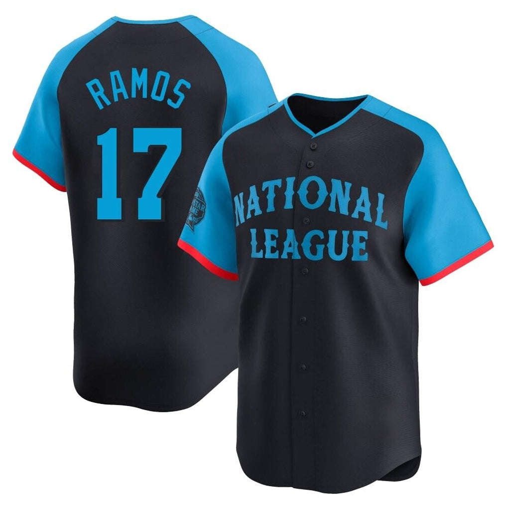 STECN SF.Giants #17 Heliot Ramos Player Navy National League All-Star Home Limited Stitched Jerseys