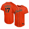 STECN SF.Giants #17 Heliot Ramos Player Orange Home Limited Stitched Jerseys