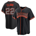 STECN SF.Giants #22 Will Clark Player Black Alternate Limited Stitched Jerseys