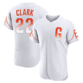 STECN SF.Giants #22 Will Clark Player White City Connect Home Limited Elite Stitched Jerseys