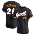 STECN SF.Giants #26 Matt Chapman Player Black 2025 City Connect Home Limited Elite Stitched Jerseys