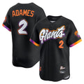 STECN SF.Giants #2 Willy Adames Player Black 2025 City Connect Home Limited Stitched Jerseys