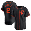 STECN SF.Giants #2 Willy Adames Player  Black 2026 Home Limited Stitched Jerseys