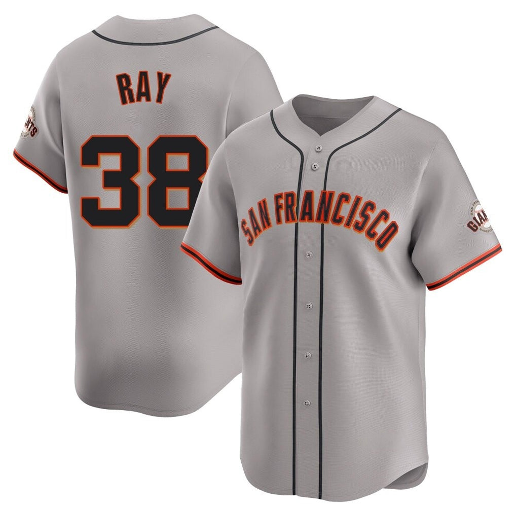 STECN SF.Giants #38 Robbie Ray Player Gray Home Limited Stitched Jerseys