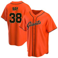 STECN SF.Giants #38 Robbie Ray Player Orange Home Game Stitched Jerseys