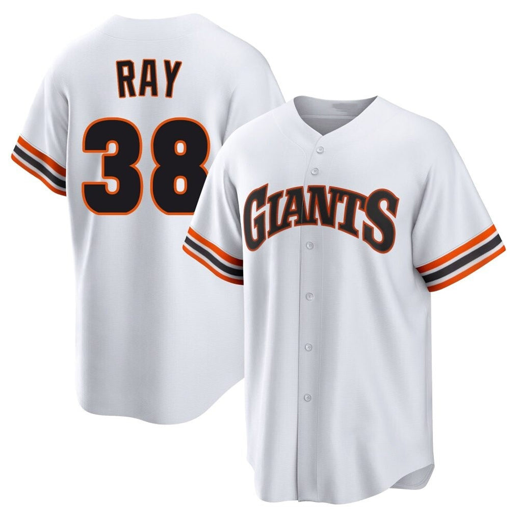 STECN SF.Giants #38 Robbie Ray Player White Home Game Stitched Jerseys