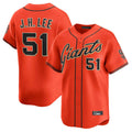 STECN SF.Giants #51 Jung Hoo Lee Player Orange Home Limited Stitched Jerseys