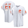 STECN SF.Giants #51 Jung Hoo Lee Player White City Connect Home Game Stitched Jerseys