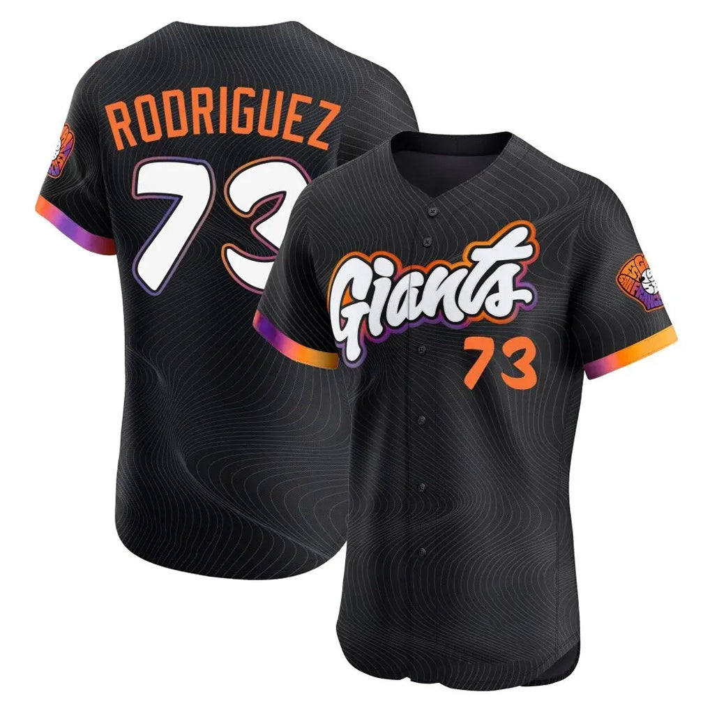 STECN SF.Giants #73 Randy Rodriguez Player Black City Connect Home Limited Elite Stitched Jerseys