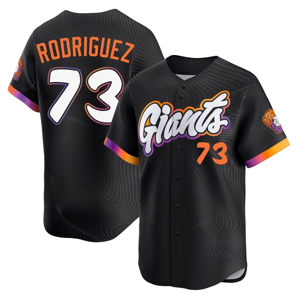 STECN SF.Giants #73 Randy Rodriguez Player Black City Connect Home Limited Stitched Jerseys