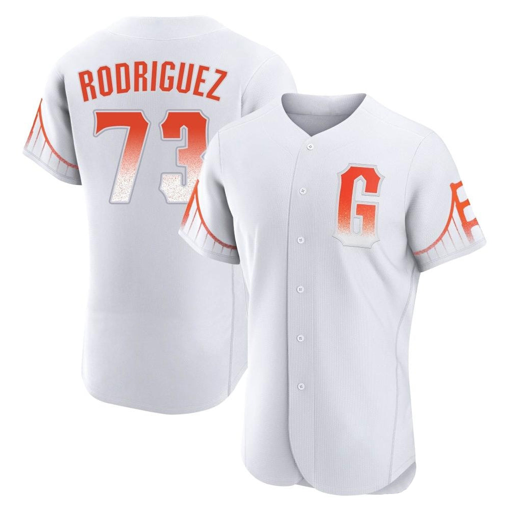 STECN SF.Giants #73 Randy Rodriguez Player White City Connect Home Limited Elite Stitched Jerseys