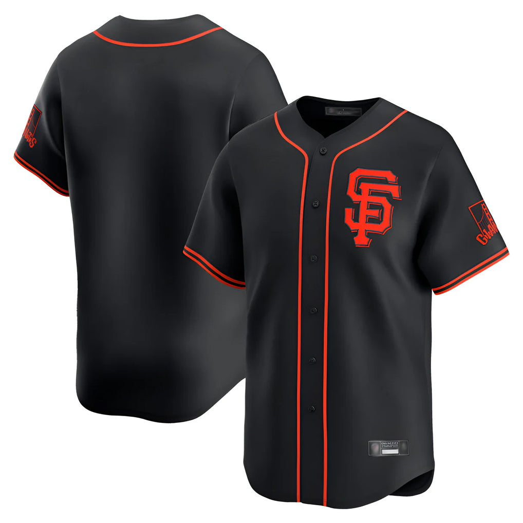 STECN SF.Giants Blank Player Black 2026 Home Limited Stitched Jerseys