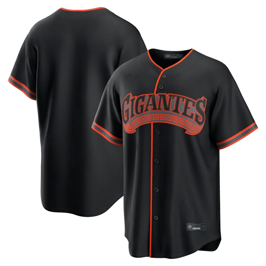STECN SF.Giants Blank Player Black Alternate Limited Stitched Jerseys