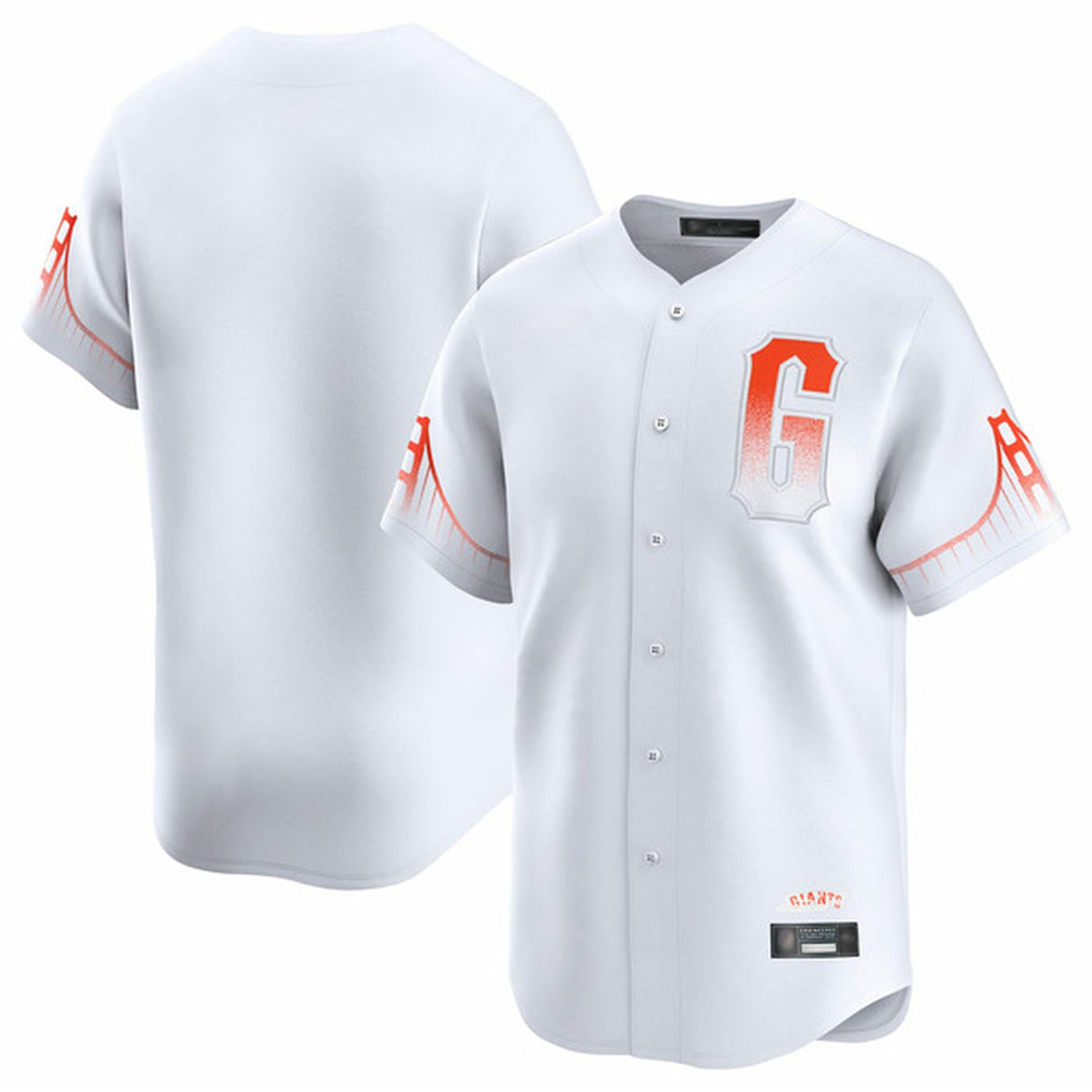 STECN SF.Giants Blank Player White City Connect Home Limited Stitched Jerseys