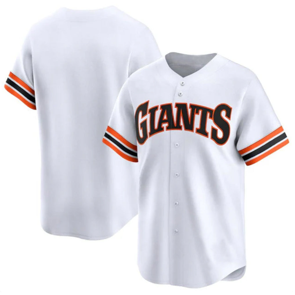 STECN SF.Giants Blank Player White Home Game Stitched Jerseys