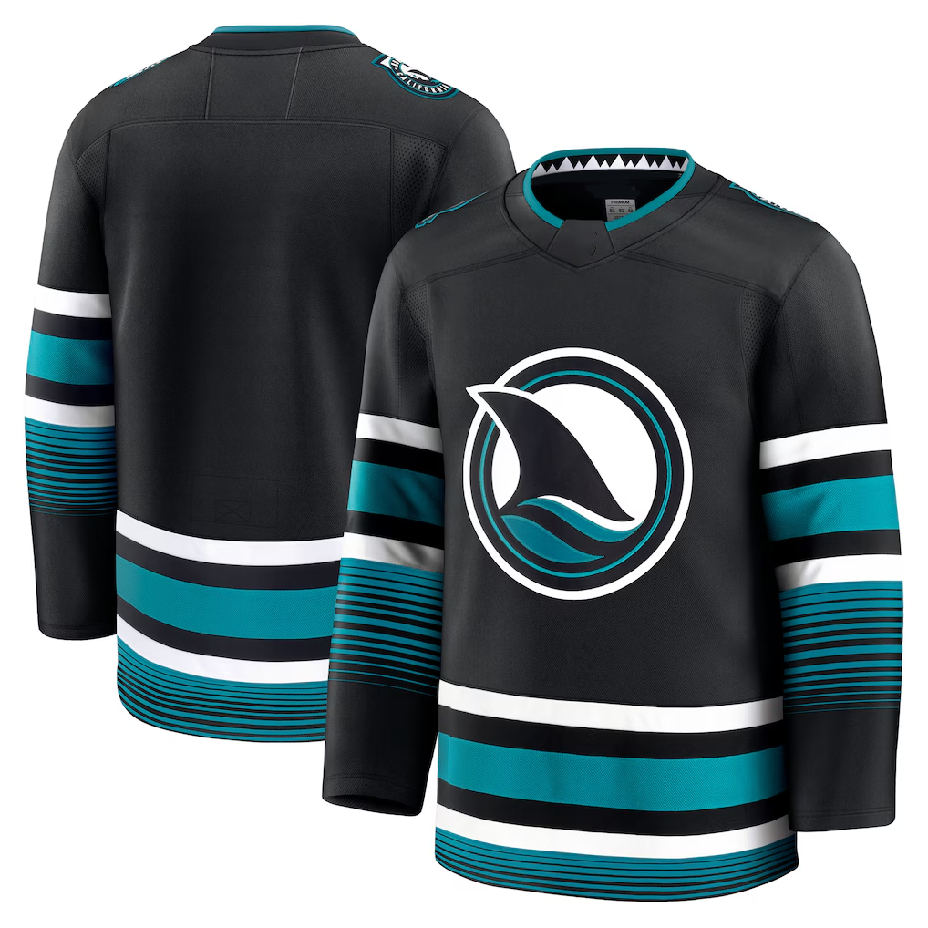 STECN S.Jose Sharks Black Alternate Premium Jerseys