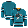 STECN S.Jose Sharks Teal Home Authentic Pro Jerseys