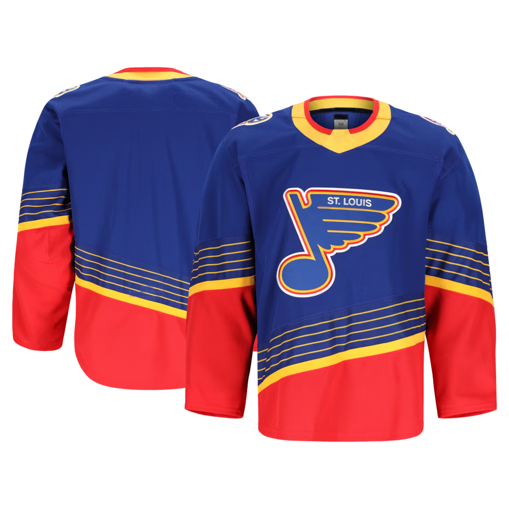 STECN St.L.Blues Blue Alternate 2 Authentic Pro Jerseys