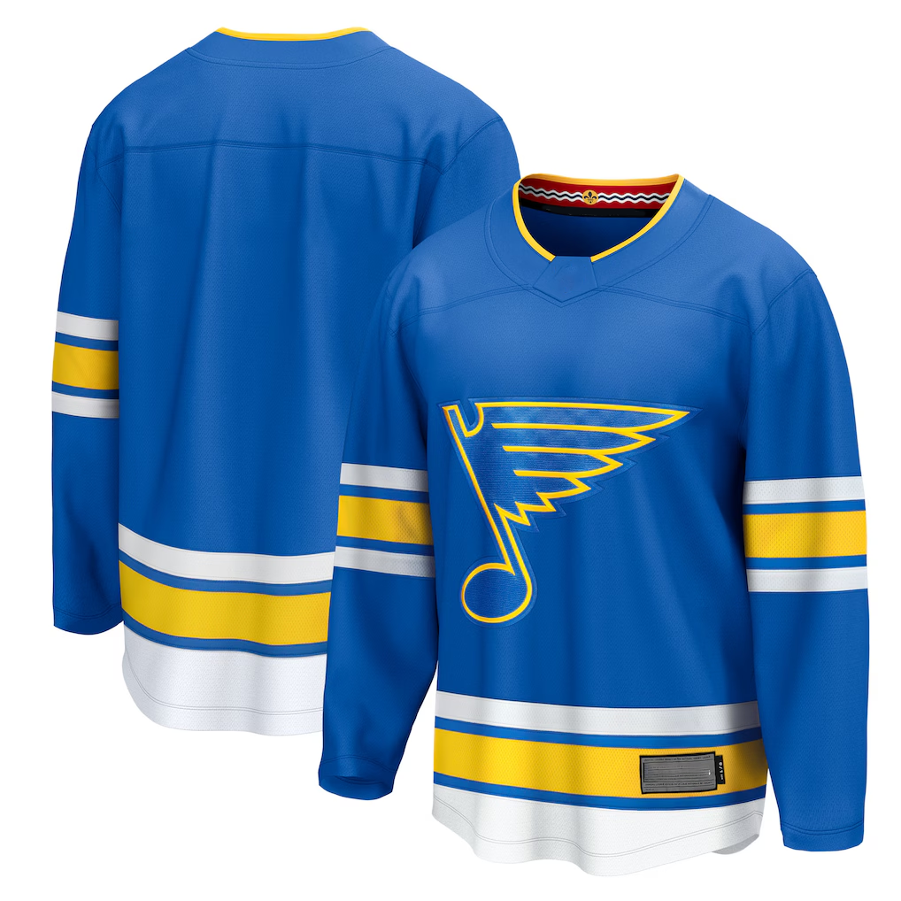 STECN St.L.Blues Blue Home Breakaway Jerseys