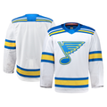 STECN St.L.Blues White Away Authentic Pro Jerseys
