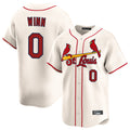 STECN St. Louis Cardinals #0 Masyn Winn Player Cream Home Limited Stitched Jerseys