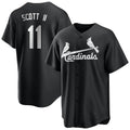 STECN St. Louis Cardinals #11 Victor Scott II Player Black City Connect Home Limited Stitched Jerseys