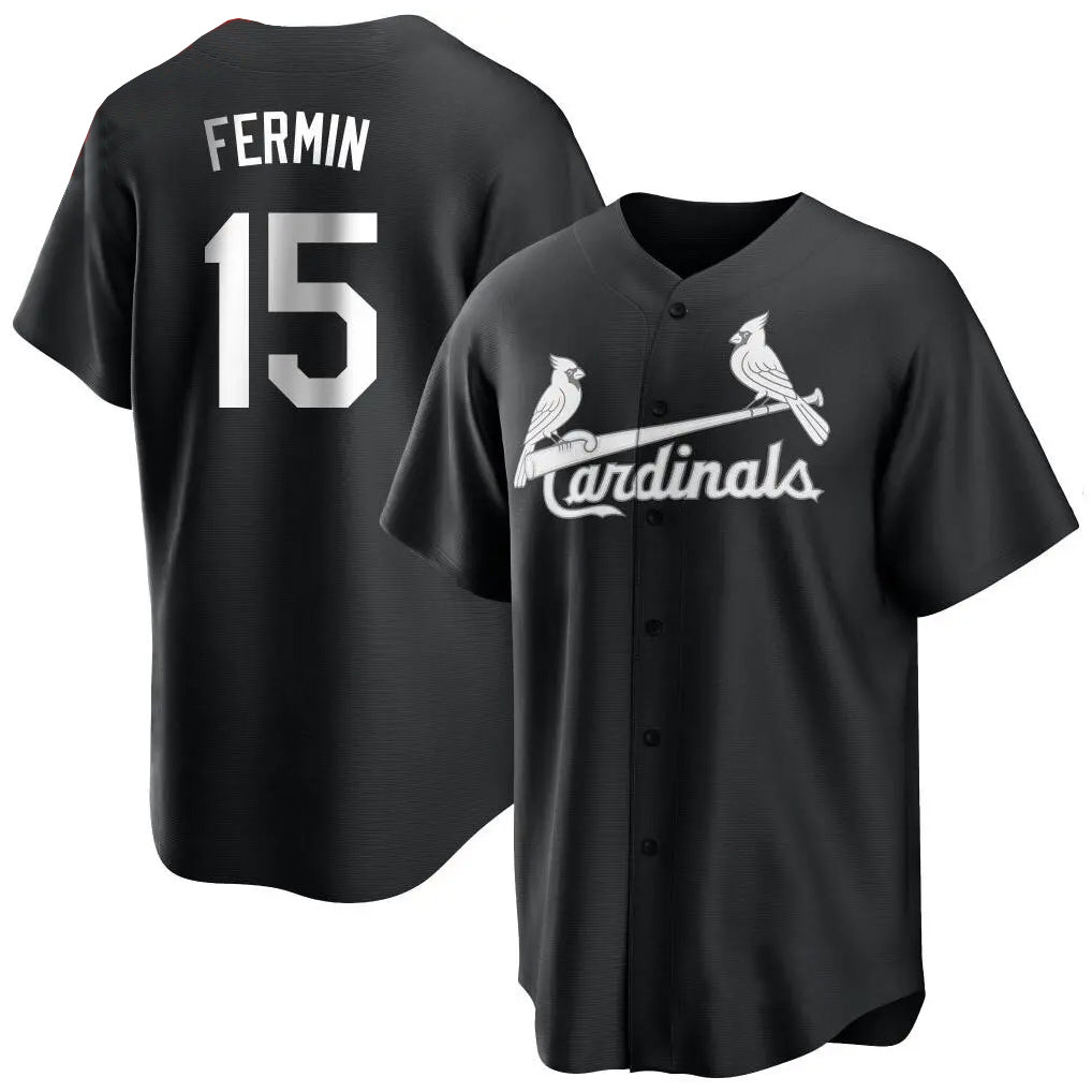 STECN St. Louis Cardinals #15 Jose Fermin Player Black City Connect Home Limited Stitched Jerseys