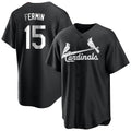 STECN St. Louis Cardinals #15 Jose Fermin Player Black City Connect Home Limited Stitched Jerseys