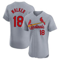 STECN St. Louis Cardinals #18 Jordan Walker Player Gray Home Limited Elite Stitched Jerseys