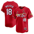 STECN St. Louis Cardinals #18 Jordan Walker Player Red City Connect Limited Stitched Jerseys