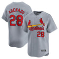STECN St. Louis Cardinals #28 Nolan Arenado Player Gray Home Limited Stitched Jerseys