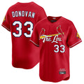 STECN St. Louis Cardinals #33 Brendan Donovan Player Red City Connect Limited Stitched Jerseys