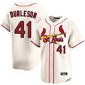 STECN St. Louis Cardinals #41 Alec Burlesona Player Cream Home Limited Stitched Jerseys