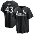 STECN St. Louis Cardinals #43 Pedro Pages Player Black City Connect Home Limited Stitched Jerseys