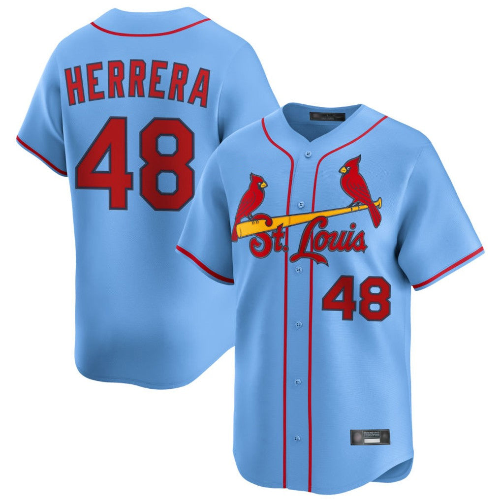 STECN St. Louis Cardinals #48 Ivan Herrera Player Light Blue  Home Limited Stitched Jerseys