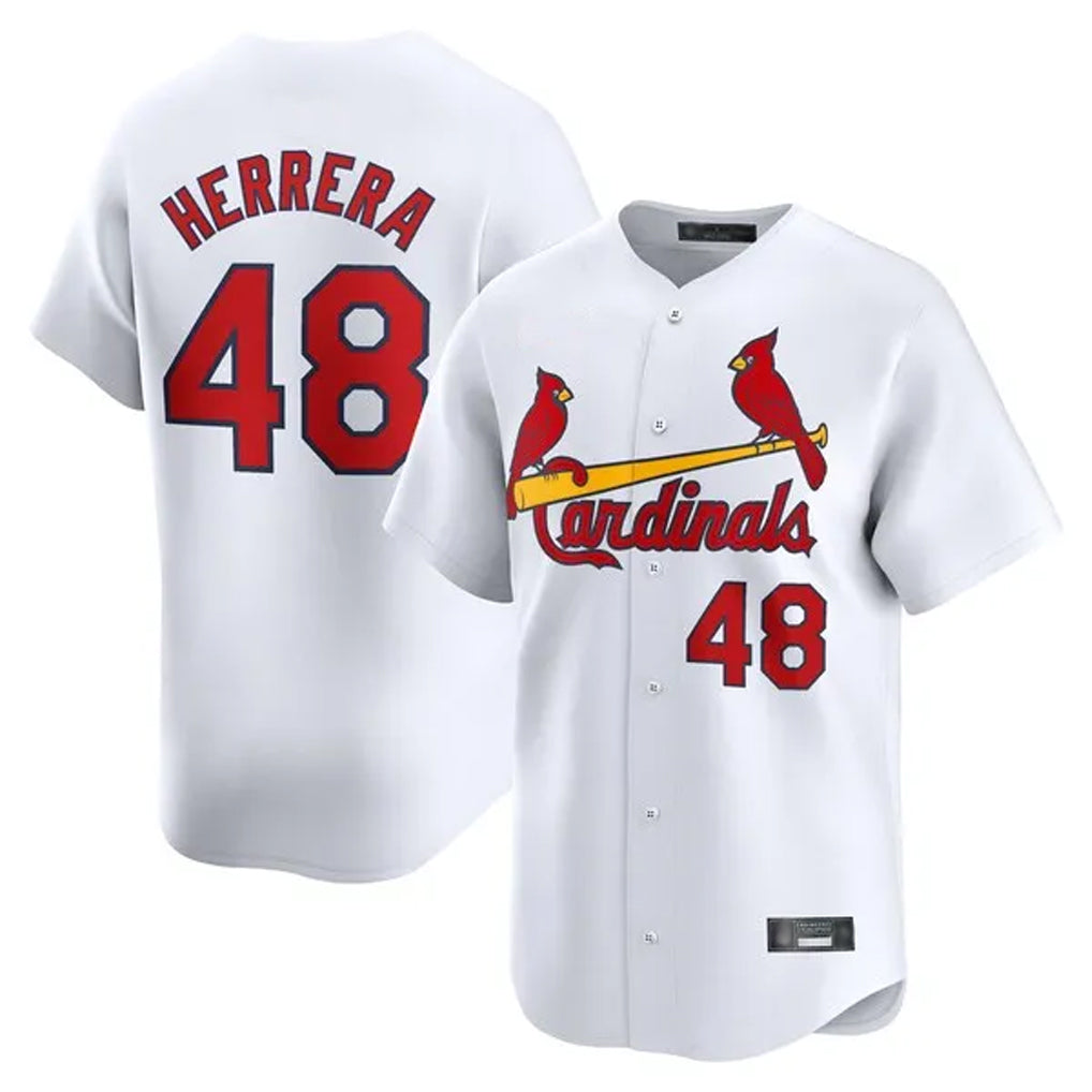 STECN St. Louis Cardinals #48 Ivan Herrera Player White Home Limited Stitched Jerseys