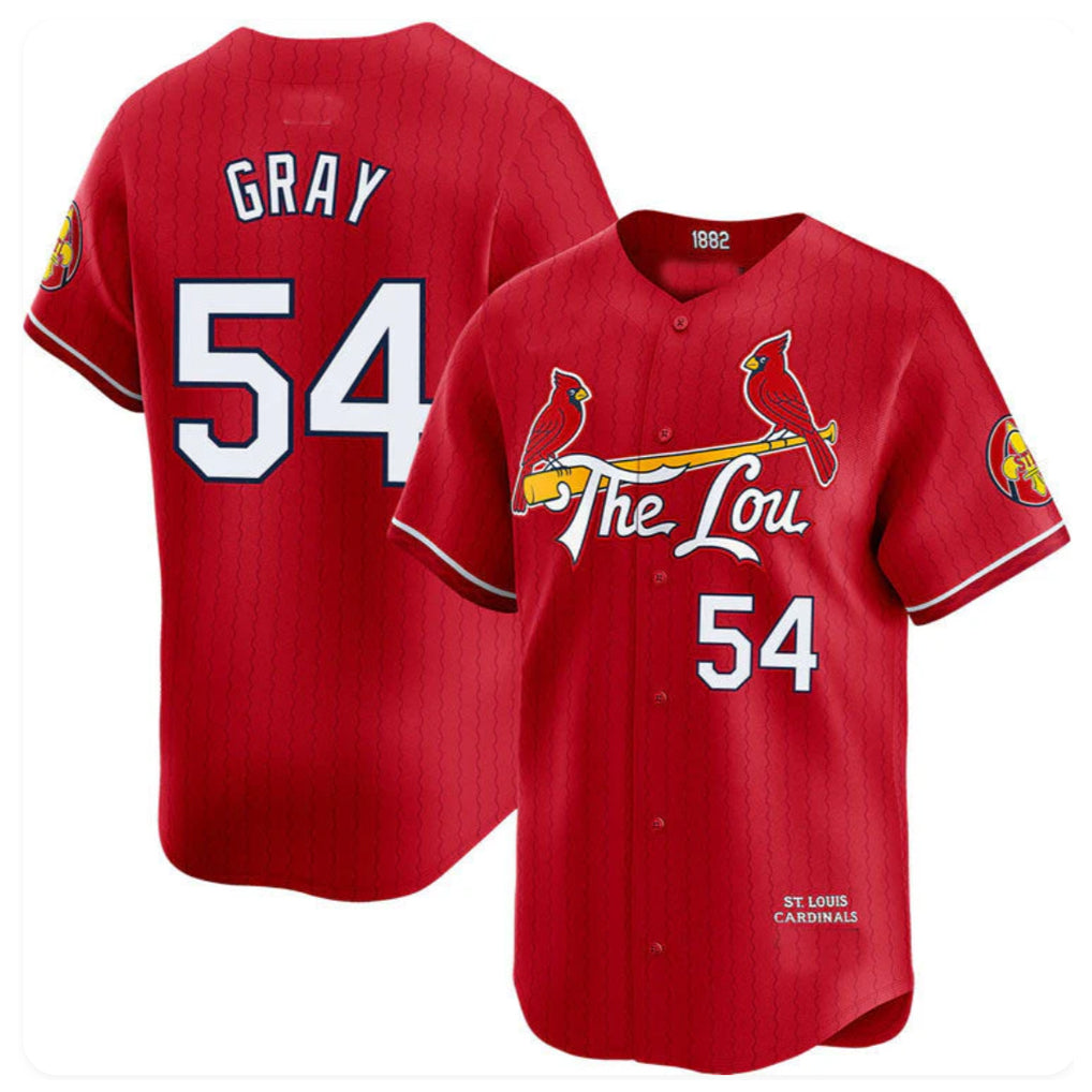 STECN St. Louis Cardinals #54 Sonny Gray Player Red City Connect Limited Stitched Jerseys