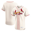 STECN St. Louis Cardinals Blank Player Cream Home Limited Elite Stitched Jerseys