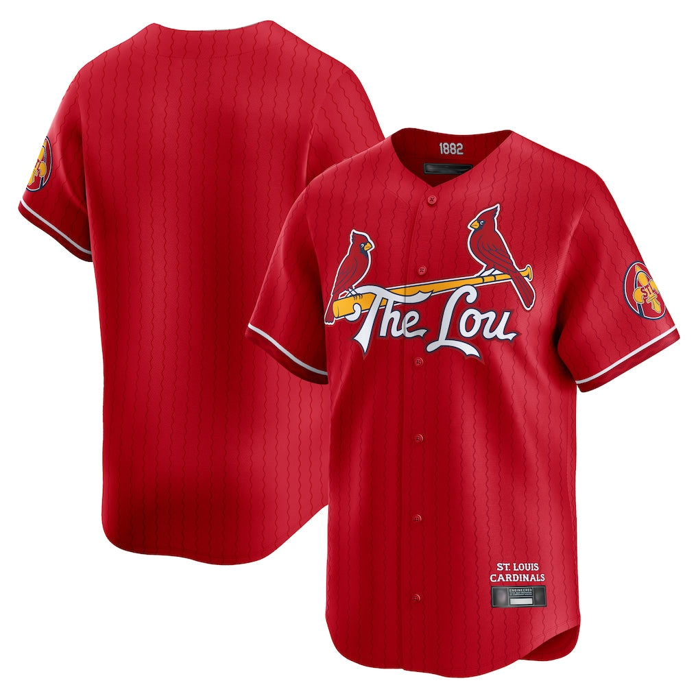 STECN St. Louis Cardinals Blank Player Red City Connect Limited Stitched Stitched Jerseys