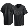 STECN TB.Rays #13 Junior Caminero Player Black Home Game Stitched Jerseys
